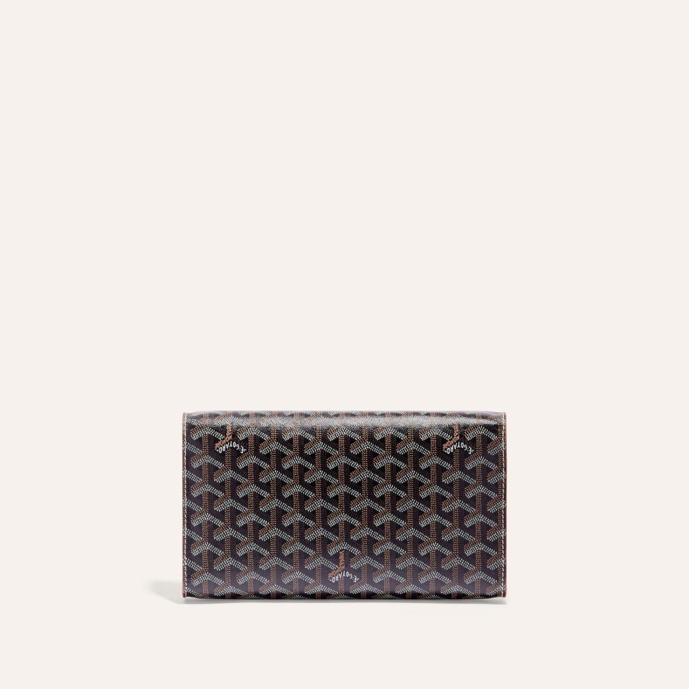 Goyard Monte-Carlo PM Clutch Black & Tan - Image 3